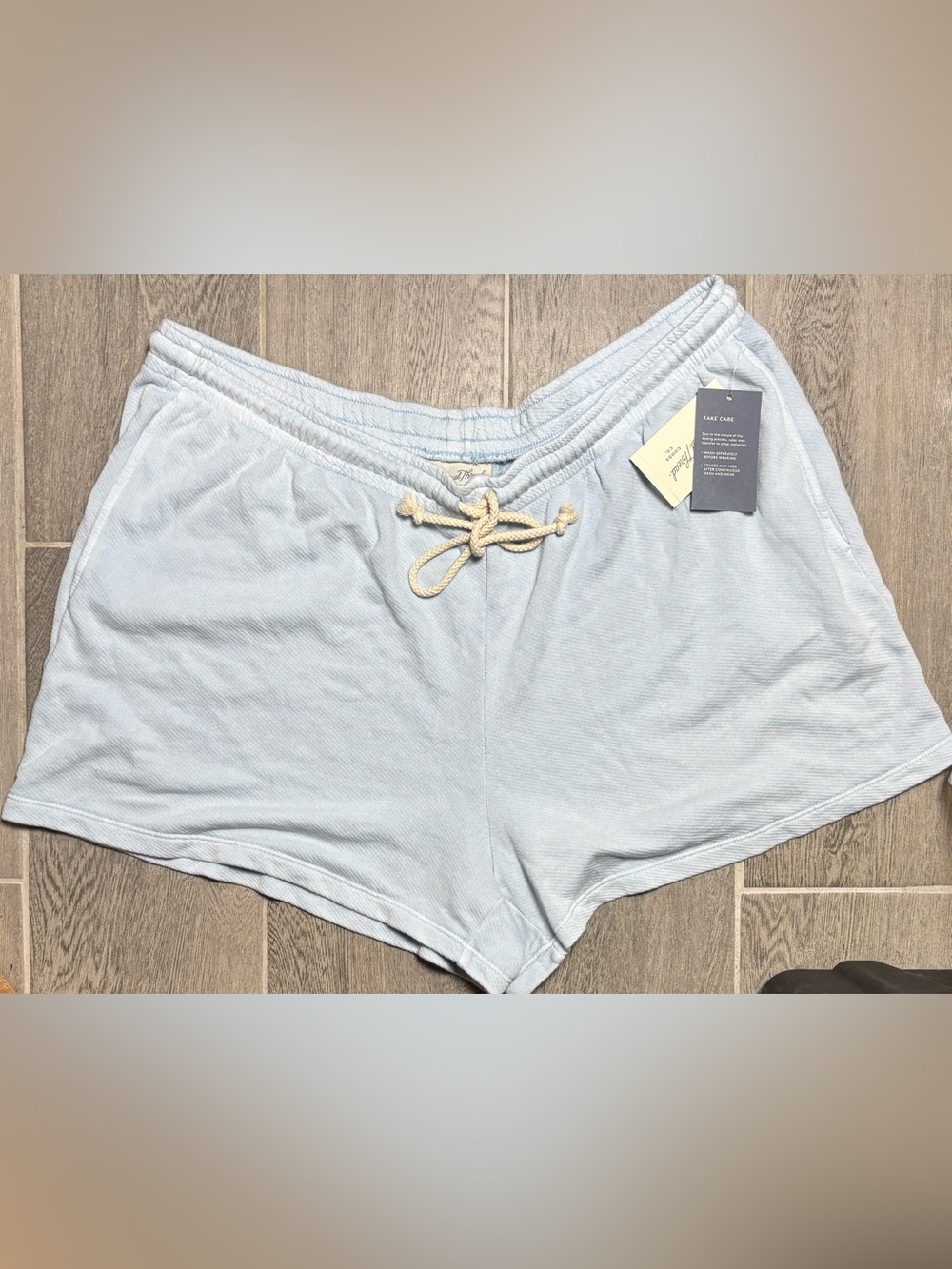 Universal Thread Light Blue Women's Drawstring Lounge Shorts